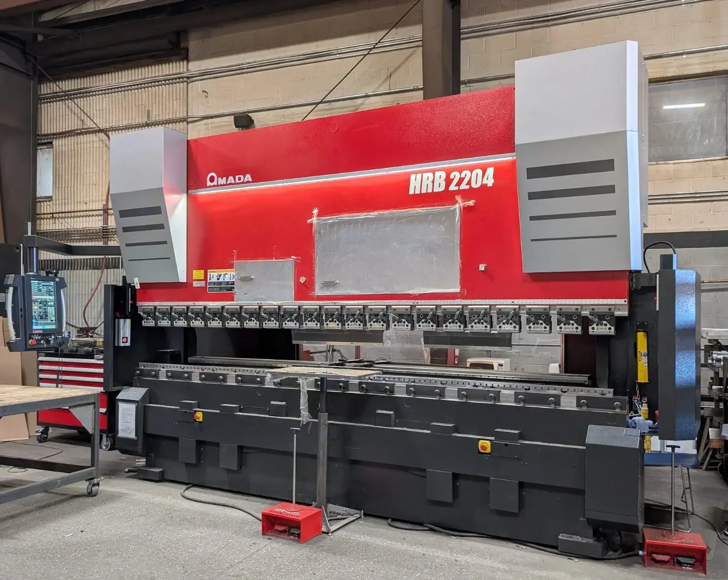 Press brake forming at Avalon Metal Fabrication