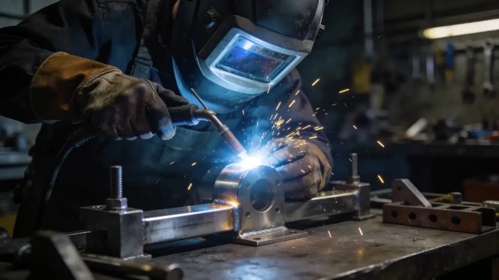 Welding at Avalon Metal Fabrication